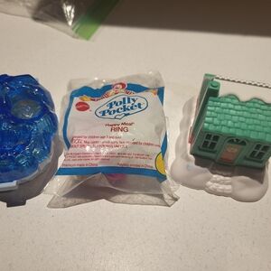 Blue Bird Polly Pocket Toy Set - Blue and Green